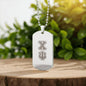 ΧΨ - Chi Psi - Etched Dog Tag