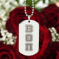 ΒΘΠ - Beta Theta Pi - Etched Dog Tag