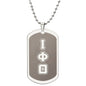ΙΦΘ - Iota Phi Theta - Etched Dog Tag B