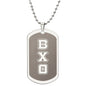 ΒΧΘ - Beta Chi Theta - Etched Dog Tag B