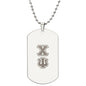 ΧΨ - Chi Psi - Etched Dog Tag