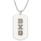ΒΧΘ - Beta Chi Theta - Etched Dog Tag