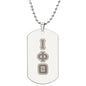 ΙΦΘ - Iota Phi Theta - Etched Dog Tag