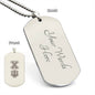 ΧΨ - Chi Psi - Etched Dog Tag