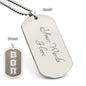 ΒΘΠ - Beta Theta Pi - Etched Dog Tag B