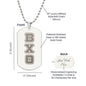 ΒΧΘ - Beta Chi Theta - Etched Dog Tag