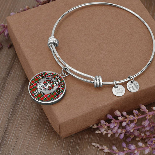 Clan MacDuff Crest & Tartan Bangle