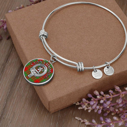 Clan Cumming Crest & Tartan Bangle