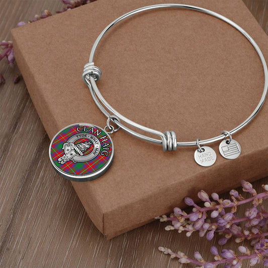 Clan Haig Crest & Tartan Bangle