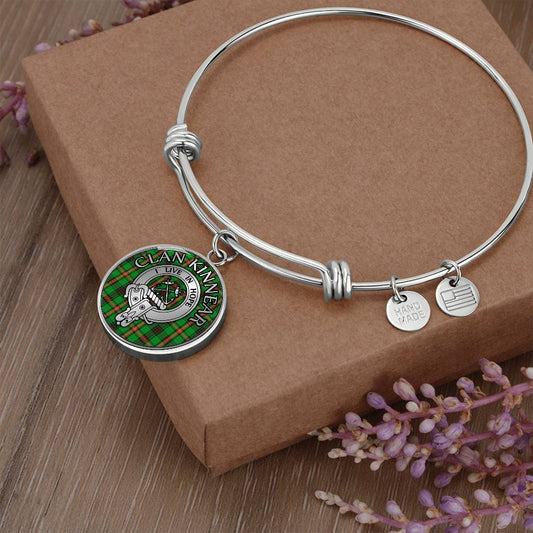 Clan Kinnear Crest & Tartan Bangle