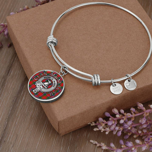 Clan MacNeacail Crest & Tartan Bangle