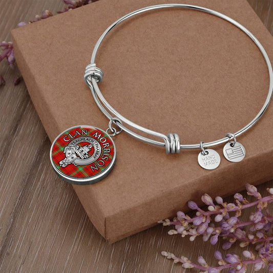 Clan Morrison Crest & Tartan Bangle