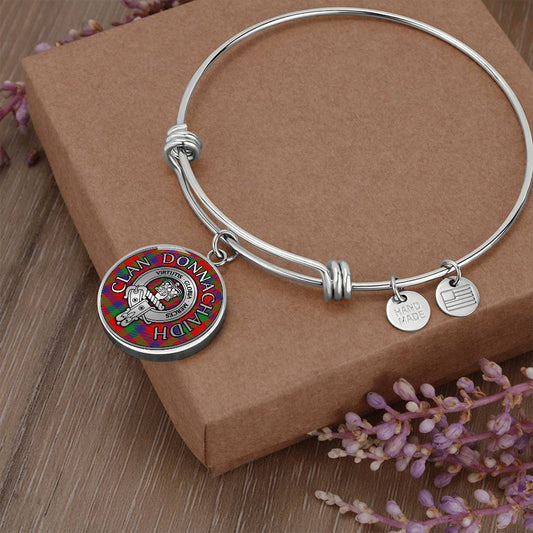 Clan Donnachaidh Crest & Tartan Bangle