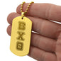 ΒΧΘ - Beta Chi Theta - Etched Dog Tag