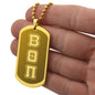 ΒΘΠ - Beta Theta Pi - Etched Dog Tag B