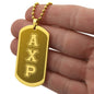 ΑΧΡ - Alpha Chi Rho - Etched Dog Tag B