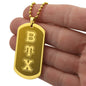 ΒΥΧ - Beta Upsilon Chi - Etched Dog Tag B