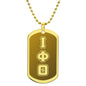 ΙΦΘ - Iota Phi Theta - Etched Dog Tag B