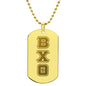 ΒΧΘ - Beta Chi Theta - Etched Dog Tag