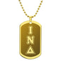 ΙΝΔ - Iota Nu Delta - Etched Dog Tag B