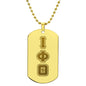 ΙΦΘ - Iota Phi Theta - Etched Dog Tag
