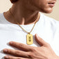 ΧΨ - Chi Psi - Etched Dog Tag