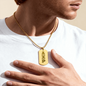 ΑΧΡ - Alpha Chi Rho - Etched Dog Tag