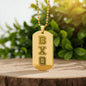 ΒΧΘ - Beta Chi Theta - Etched Dog Tag