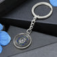 Clan MacLaren Crest & Tartan Knot Pendant Keychain