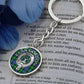 Clan Gordon Crest & Tartan Pendant Keychain