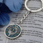 Clan Ralston Crest & Tartan Pendant Keychain