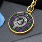 Clan MacNeill Crest & Tartan Pendant Keychain