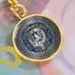 Clan MacLaren Crest & Tartan Knot Pendant Keychain