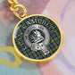 Clan Campbell Crest & Tartan Pendant Keychain