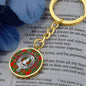 Clan MacGregor Crest & Tartan Pendant Keychain