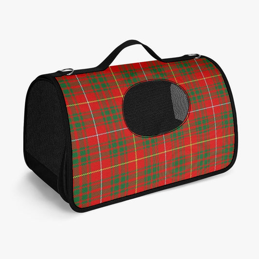 Clan Bruce Tartan Pet Carrier Bag