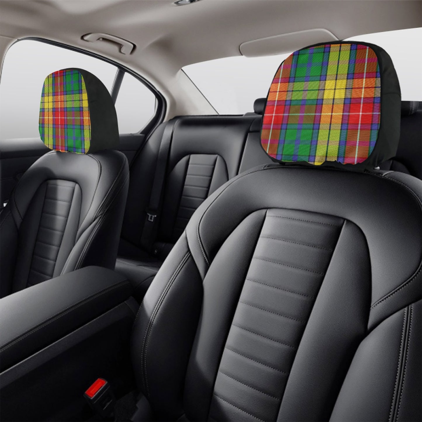 Clan Buchanan Car Headrest Covers - 2Pcs