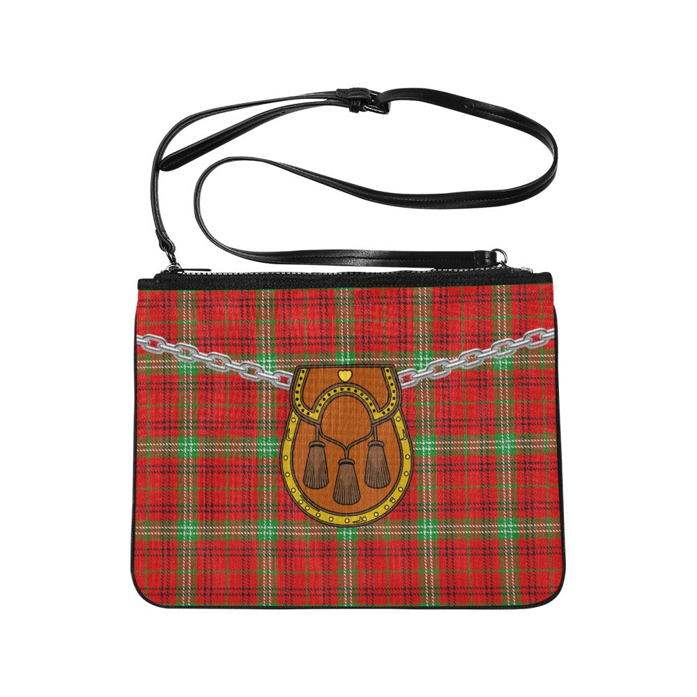 Clan Morrison Tartan Kilt Clutch Bag