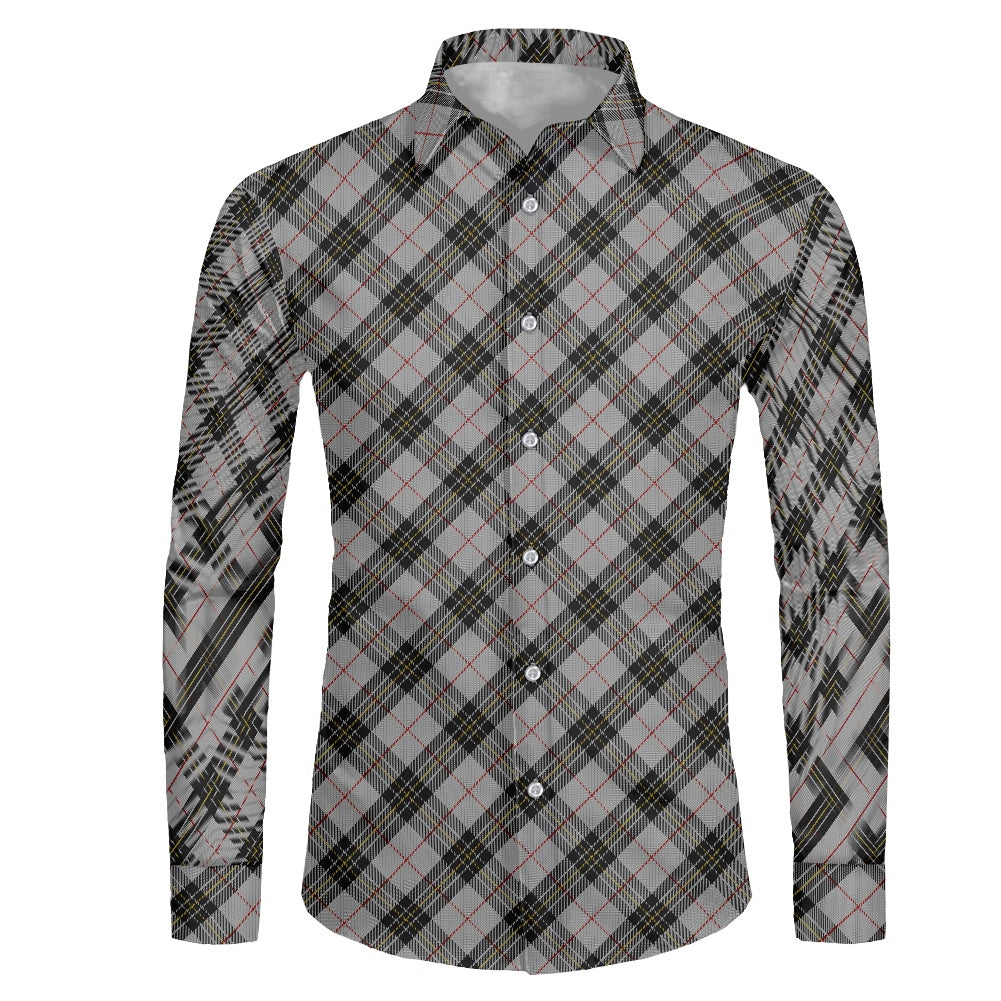 Clan MacPherson Tartan long-sleeved shirt