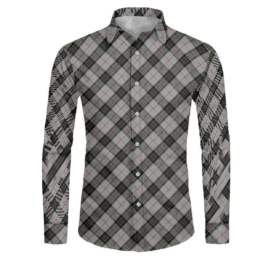 Clan MacPherson Tartan long-sleeved shirt