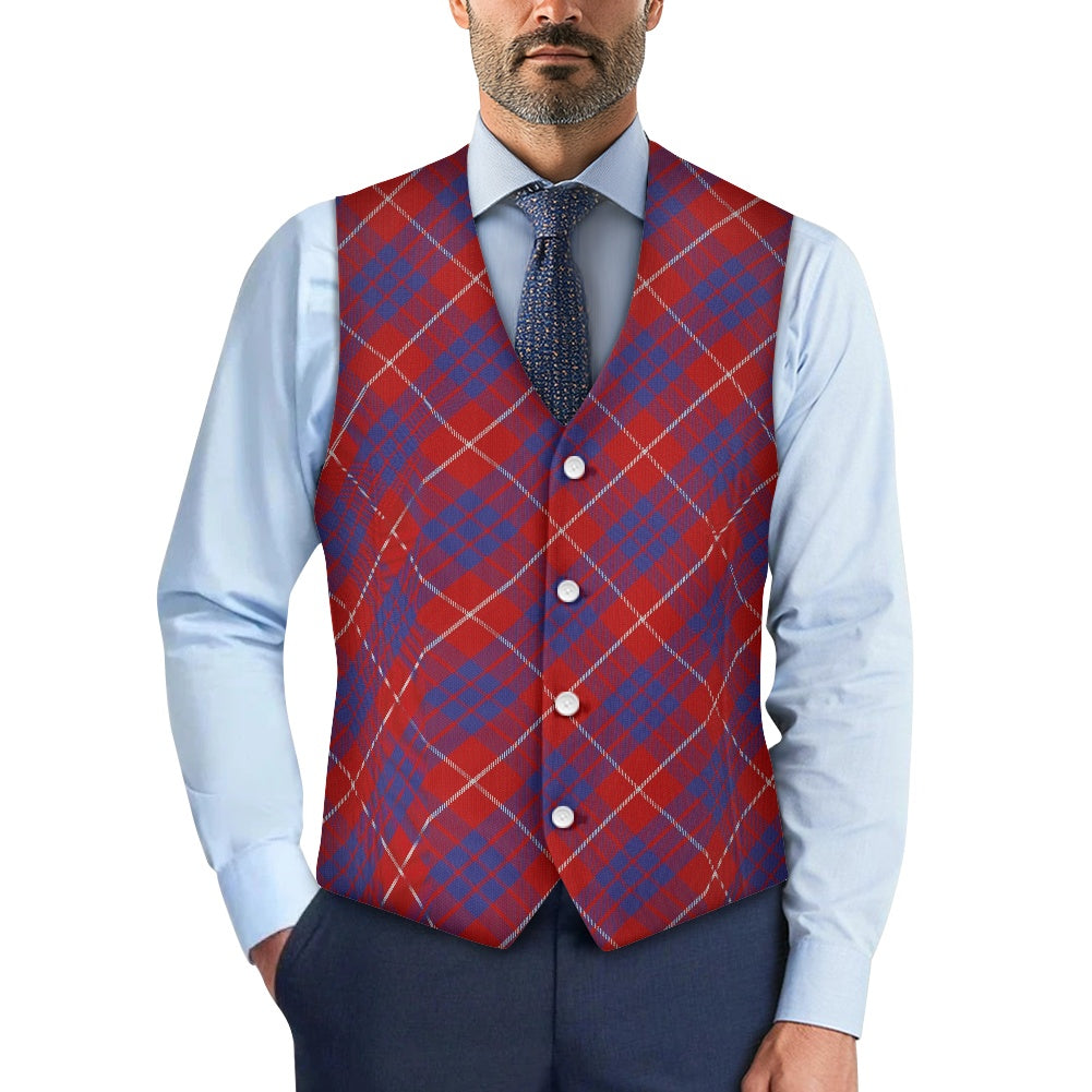 Clan Hamilton Tartan Suit vest jacket