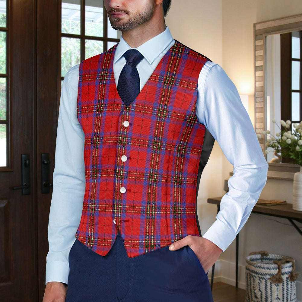 Clan Leslie Tartan Suit vest jacket