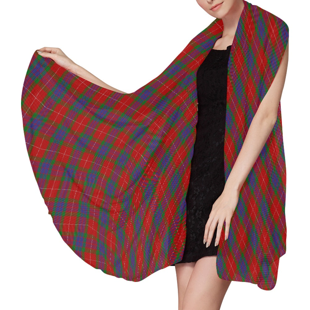 Clan Fraser Tartan Chiffon Scarf