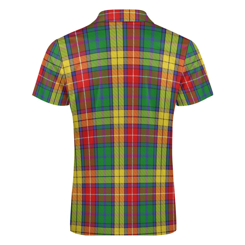 Clan Buchanan Tartan Short sleeve polo shirt