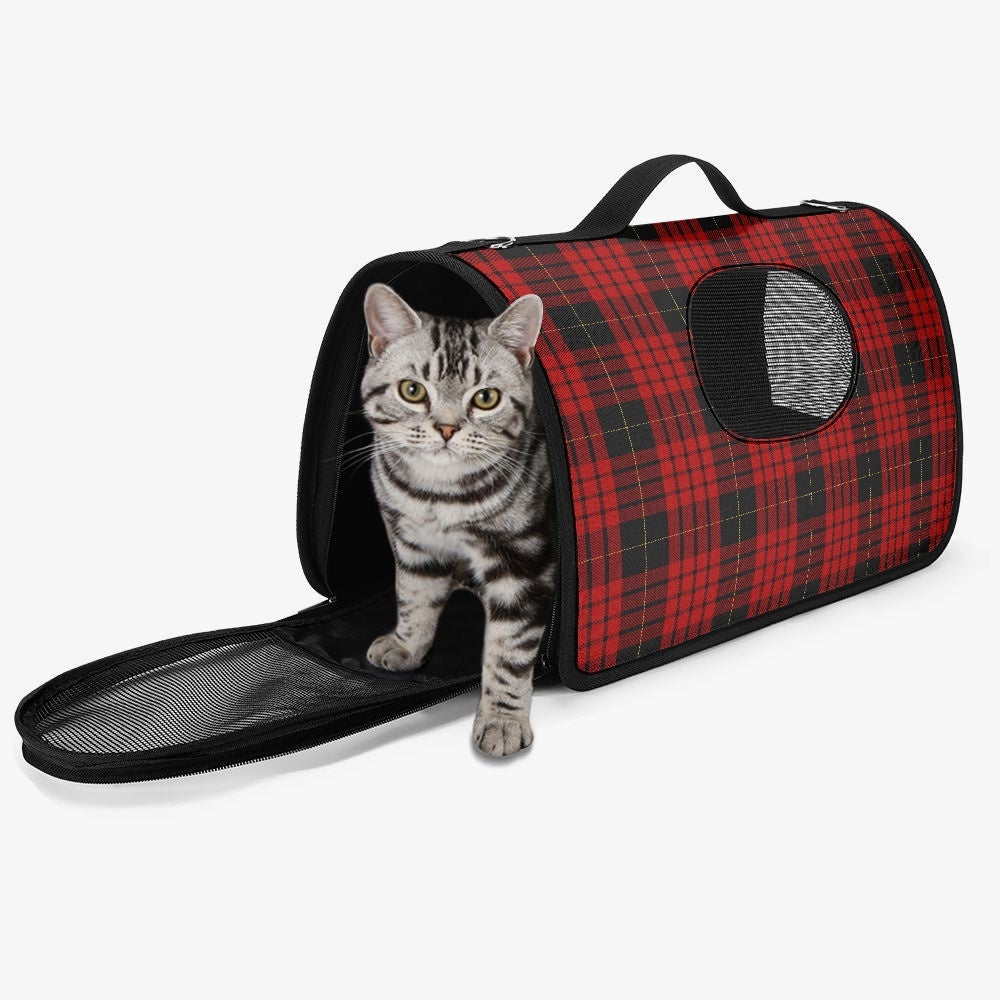 Clan MacQueen Tartan Pet Carrier Bag