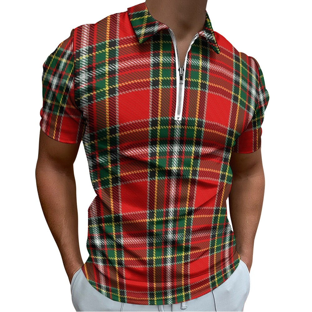 Clan Gillespie Tartan Short sleeve polo shirt