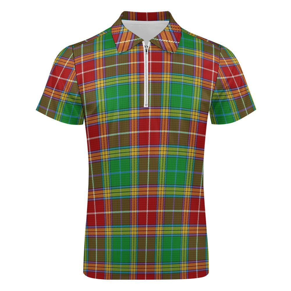 Clan Baxter Tartan Short sleeve polo shirt