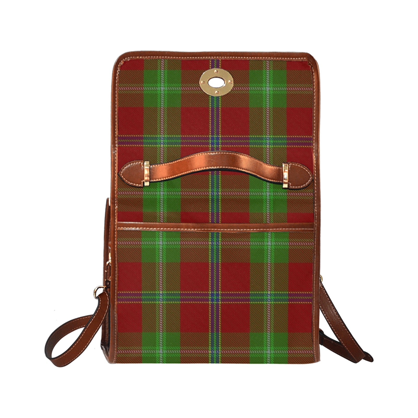 Irish County Connemara Tartan Canvas Handbag