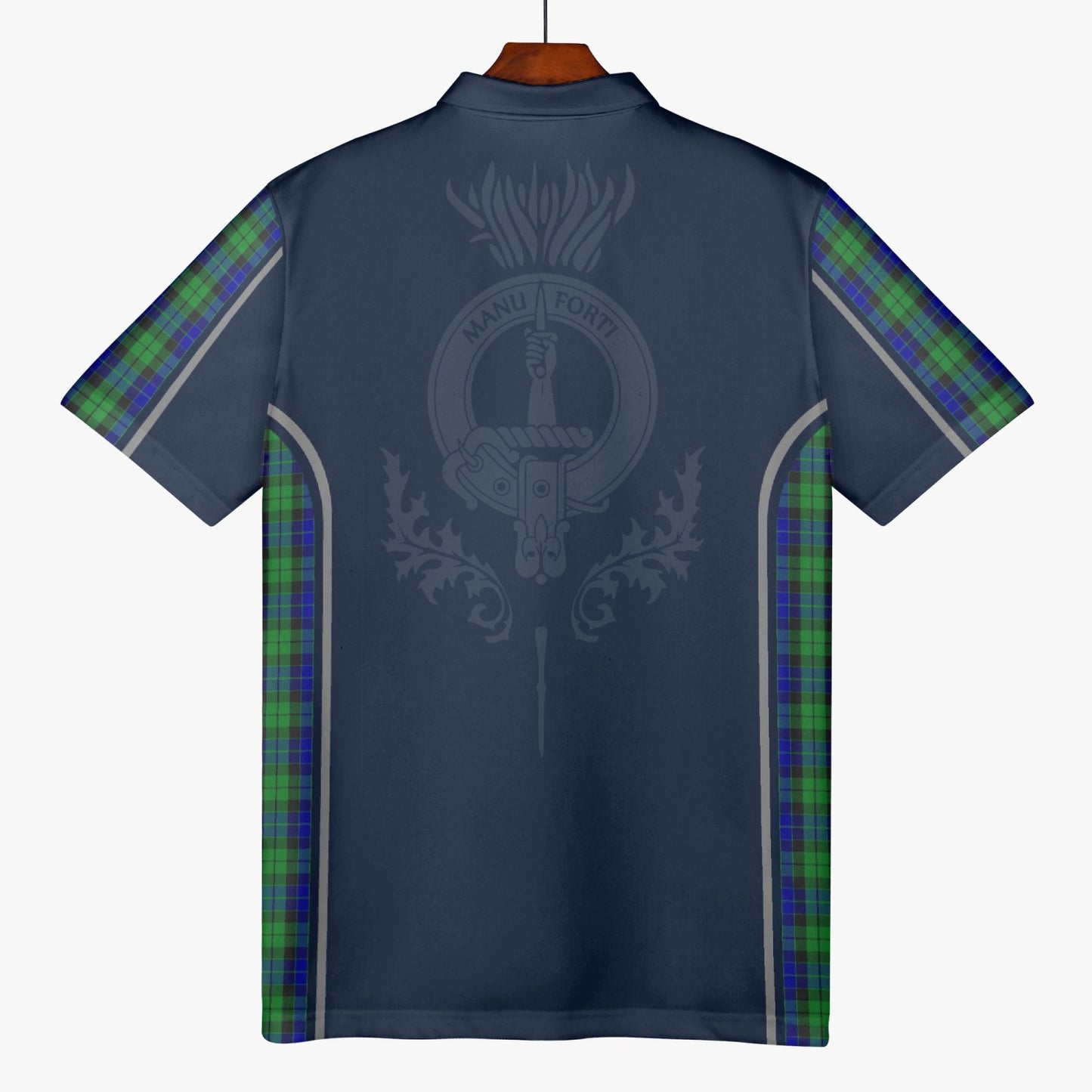 Clan MacKay Crest & Tartan Polo Shirt