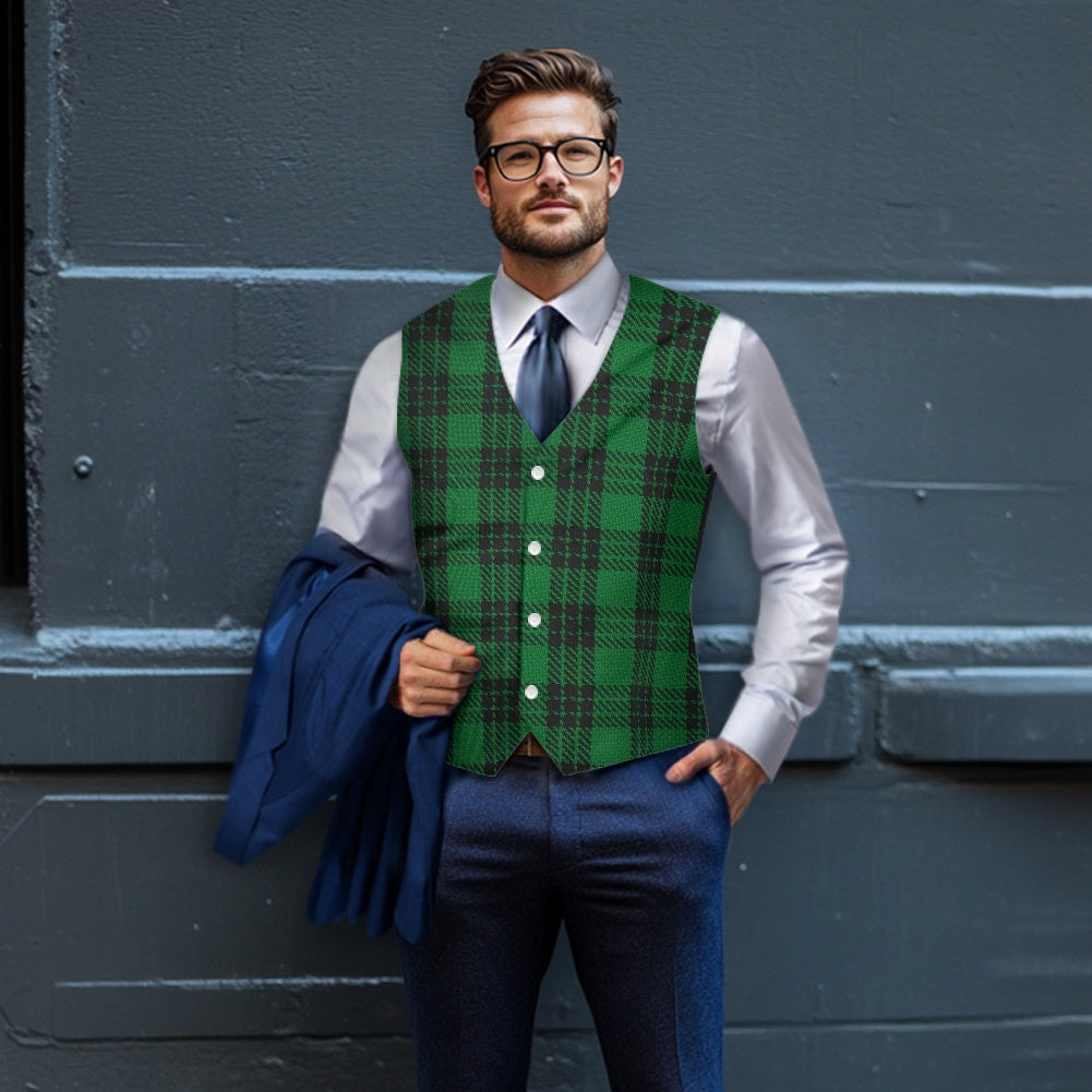 Clan Graham Tartan Suit vest jacket